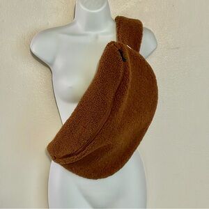 Brown Sherpa Crossbody Bag!